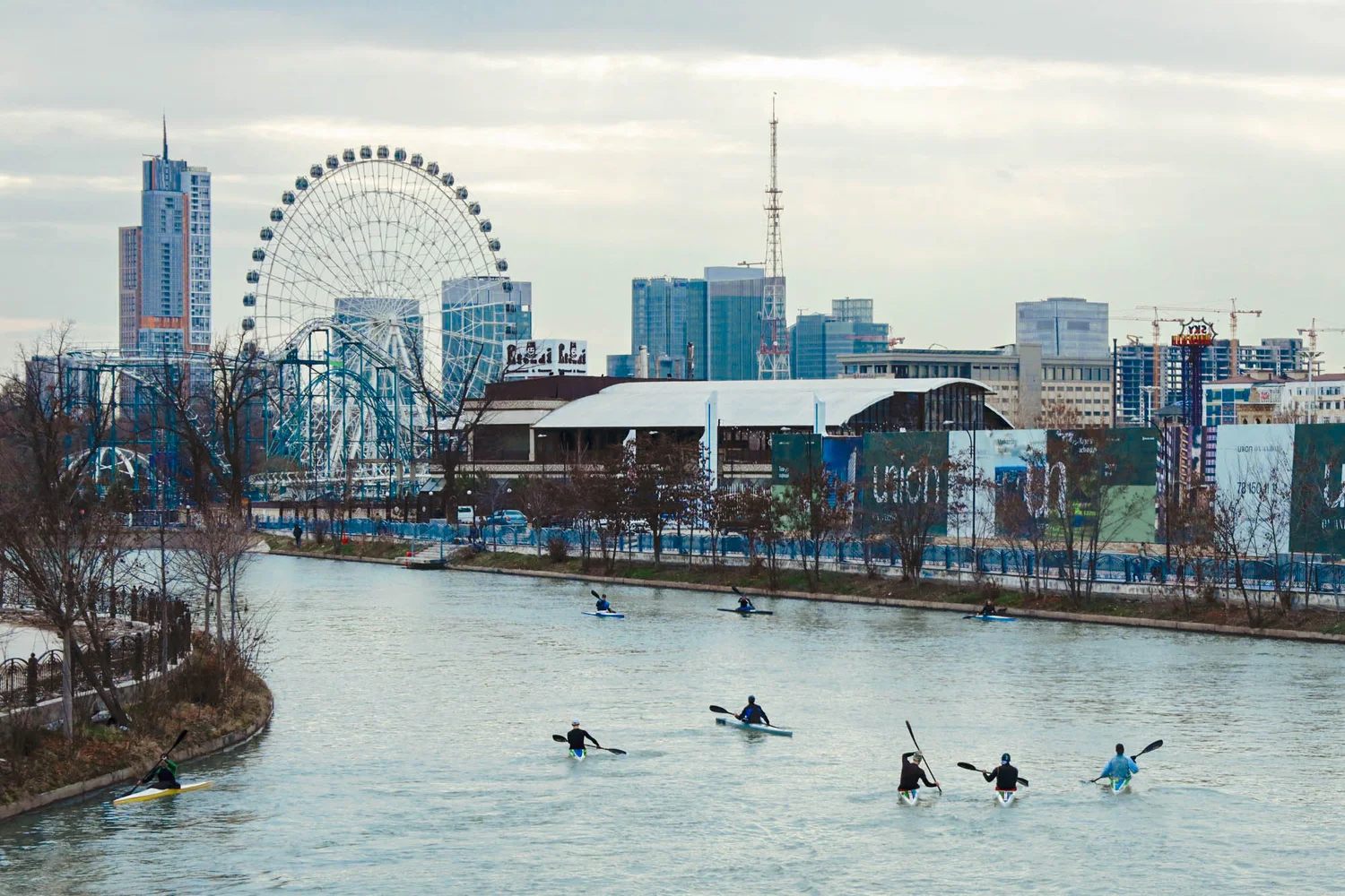 Байдарки на Бозсу